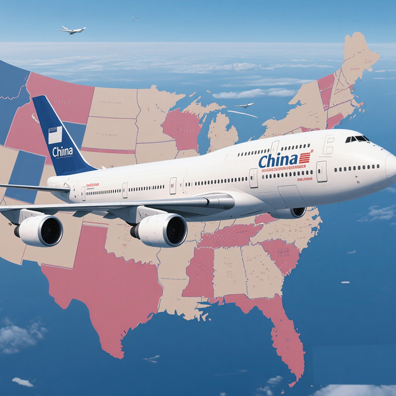Flights from China to the United States