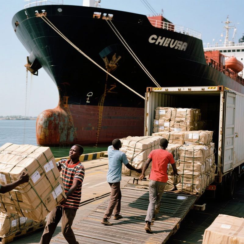 Logistics from China to Kenya