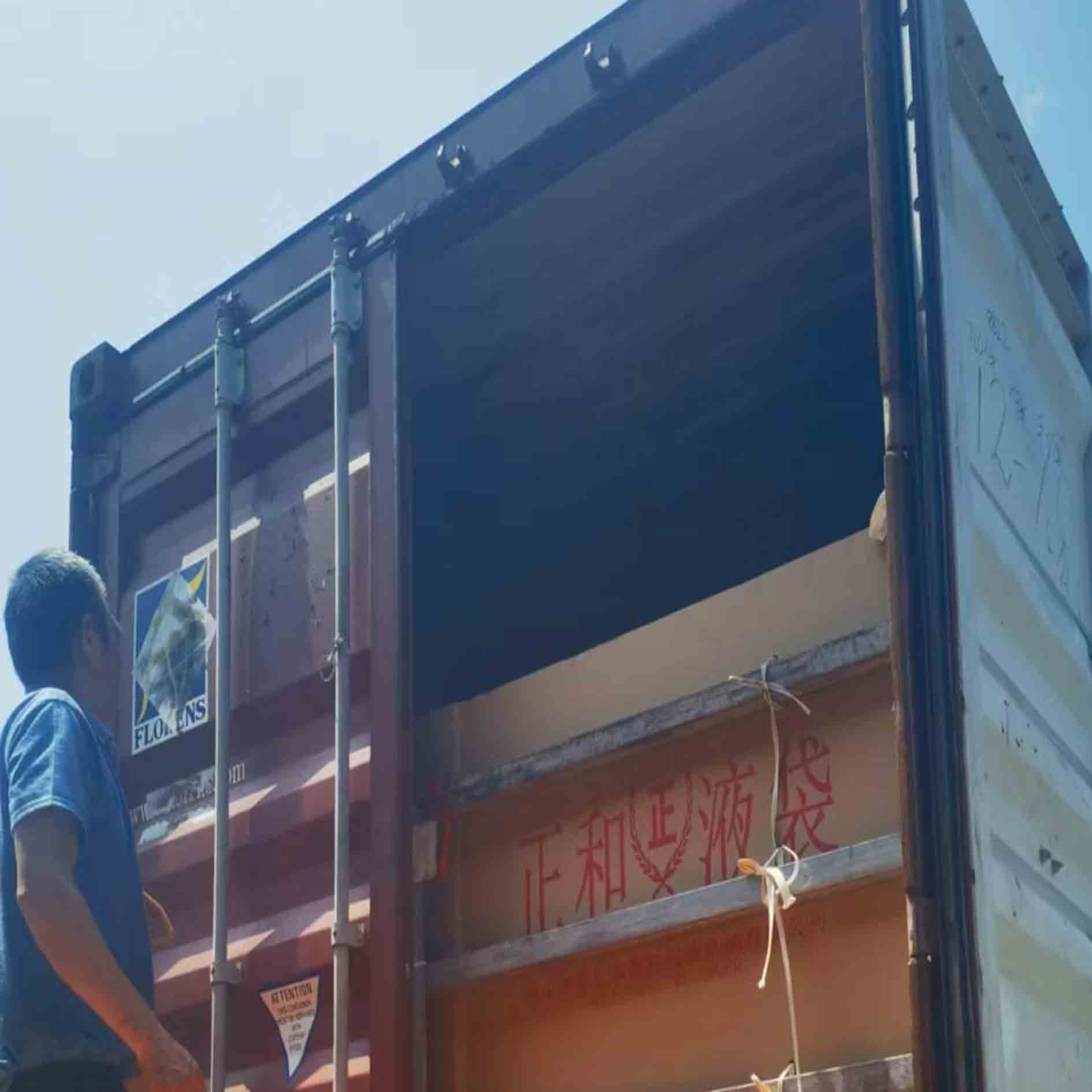 Liquid bag container exported to Vietnam