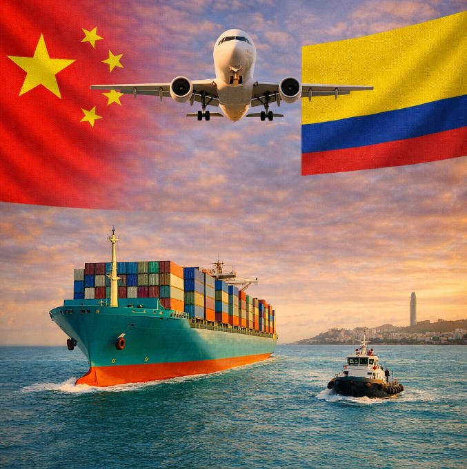 Shipping from China to Colombia